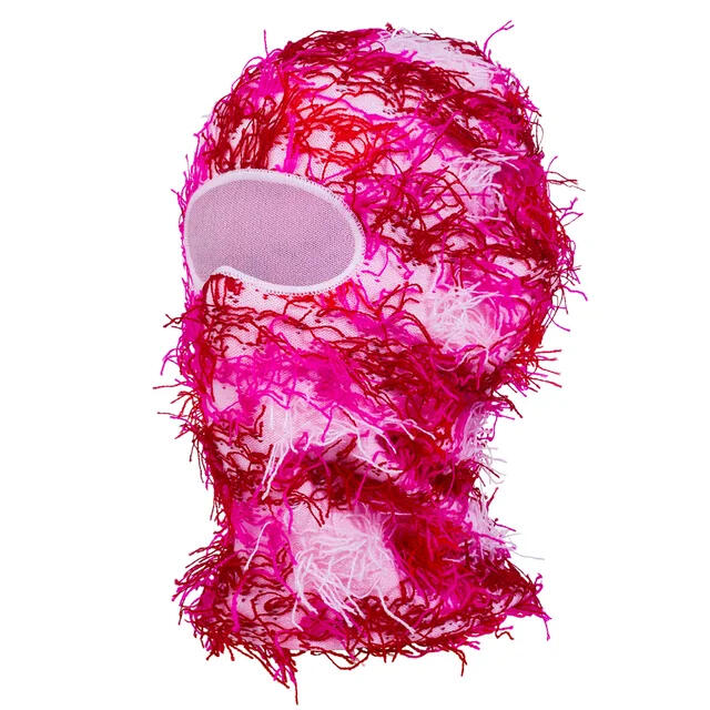 Distressed Pink Skimask